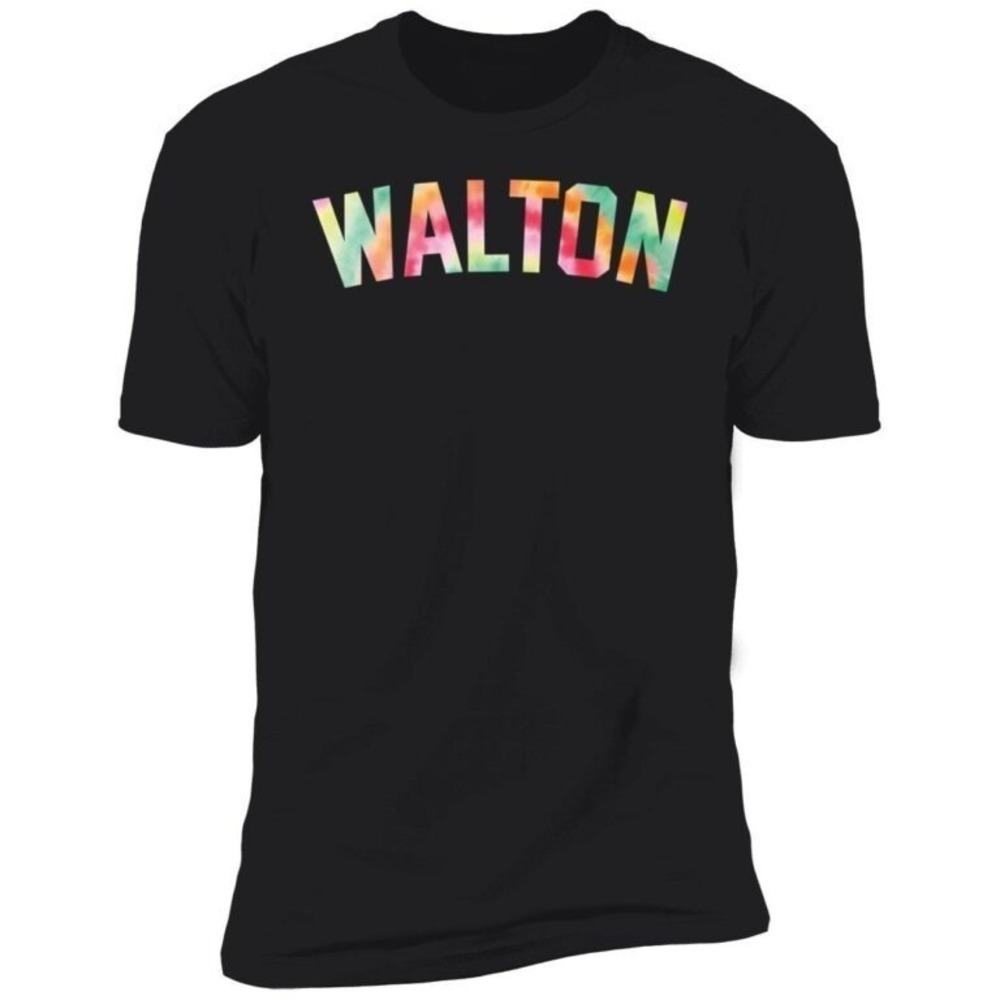 Celtics Bill Walton Warmup Tie Die Unisex Tshirt